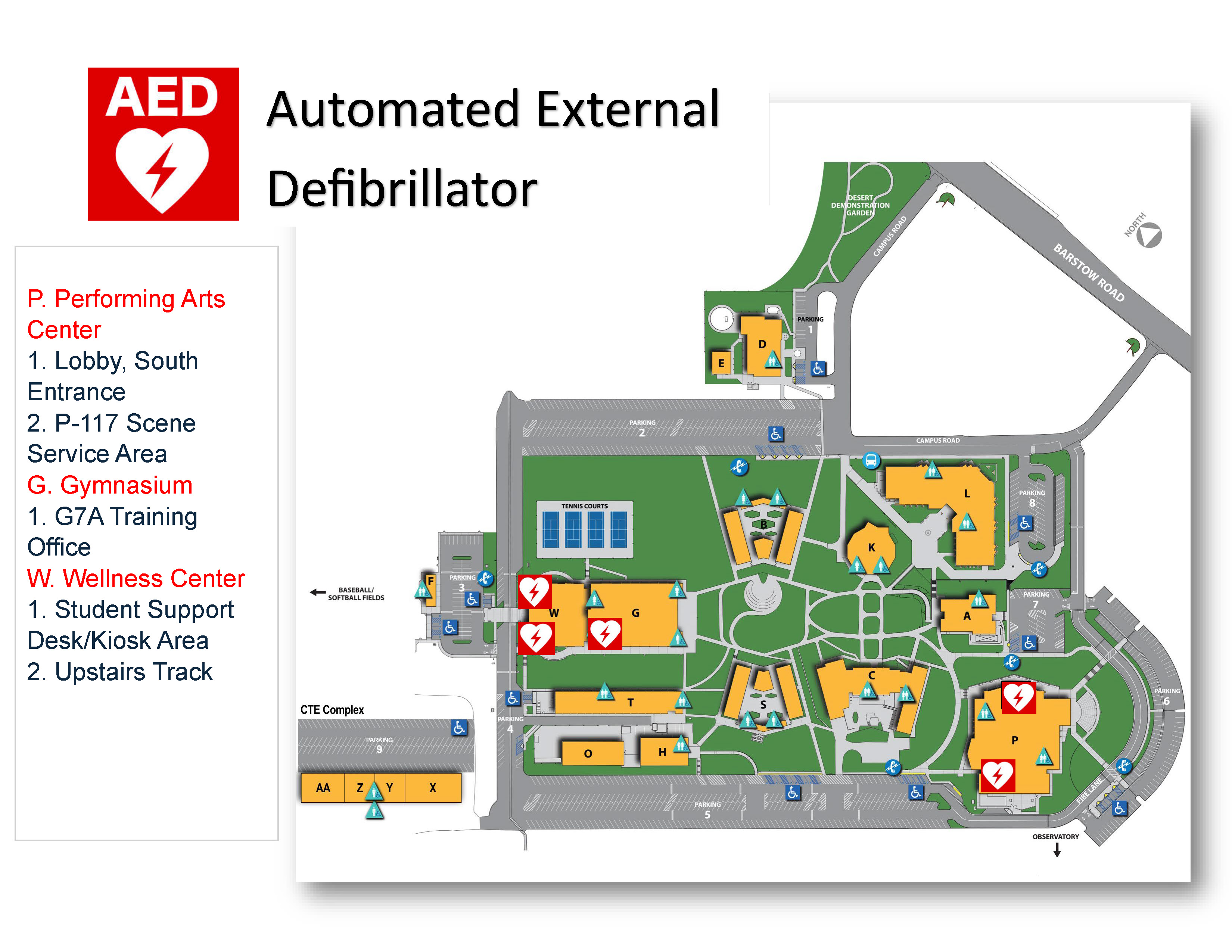 AEC Locations Campus Map