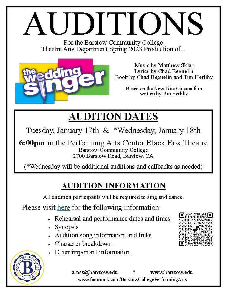 Auditions/Wedding Singer