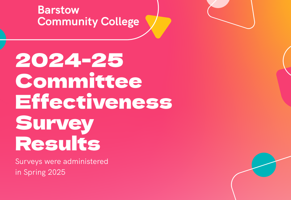 Committee Effectiveness Survey Title Page