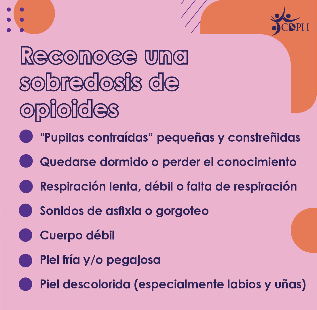 Recognizing an overdose (Spanish)