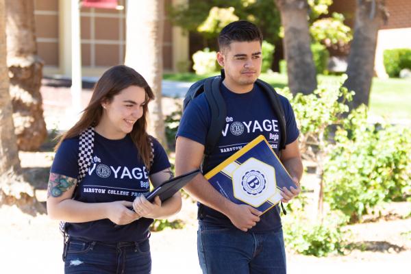 Students walking at BCC